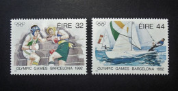 Ireland - Irelande - Eire - 1992 - Y&T N° 785 / 786 ( 2 Val.) Sports - Olympic Games - Boxing - Sailing - MNH - Postfris - Neufs