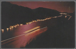 (PAN) CP FF-189-The Panama Canal Lit Up For Night Transit .unused - Panama