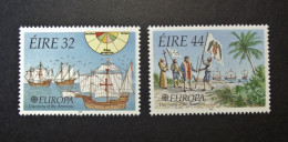 Ireland - Irelande - Eire - 1992 - Y&T N° 795 / 796 ( 2 Val.) Columbus - Discovery Of America - MNH - Postfris - Neufs