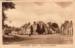 D80   VIGNACOURT   Café De La Marquise - Vignacourt