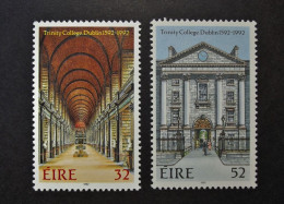 Ireland - Irelande - Eire - 1992 - Y&T N° 805 / 806 ( 2 Val.) Trinity College - Education - MNH - Postfris - Neufs