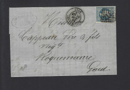 LETTRE 1869 N° 29 OBL LYON - 1849-1876: Classic Period