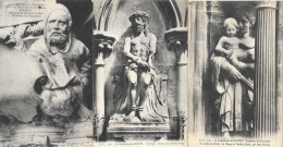 Lot N° 173 De 11 Cartes C.V. Non Circulées De Rouen, Musée Et Cathédrale - Statues - 5 - 99 Postkaarten