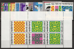 1973 Jaargang Nederland NVPH 1025-1042  Postfris/MNH** - Années Complètes