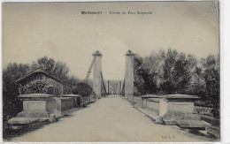 CPA - Mallemort - Entrée Du Pont Suspendu - Mallemort