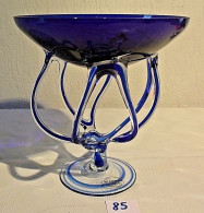 C85 Magnifique Milieu De Table En Verre Soufflé Hand Made Makoba - Verre & Cristal