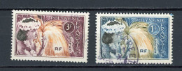 POLYNESIE - DANSEUSE   - N° Yt 27+28 Obli. - Used Stamps