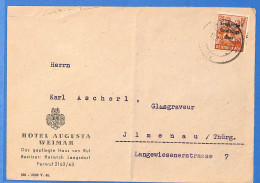 Allemagne Zone Soviétique - 1948 -  Lettre De Weimar - G24305 - Sonstige & Ohne Zuordnung