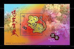 2020 HONG KONG YEAR OF THE RAT MS - Unused Stamps