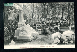 80 AMIENS - INAUGURATION DU MONUMENT JULES VERNES LE 9 MAI 1909 - Amiens