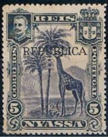 Companhia De Nyassa, 1918, # 65, MH - Nyassaland