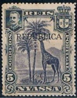 Companhia De Nyassa, 1918, # 65, MH - Nyasaland