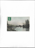 Carte Postale Ancienne Eragny (95) Les Remorqueurs - Eragny