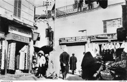 Algérie > Constantine - Cpsm 1956 - Place Des Galettes - Magasins De Tissus - Scooter - Cachet AFN - Konstantinopel