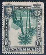 Companhia De Nyassa, 1901, # 29, Centro Invertido, MNG - Nyassaland