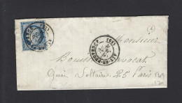 LETTRE 1876 N° 60 OBL AIX EN PROVENCE - 1849-1876: Période Classique