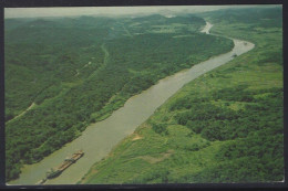 (PAN)  CP FF-13-019 -Aerial View Of The Panama Canal +ships.unused - Panama