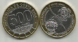 Costa Rica 500 Colones 2023. UNC Bimetal - Costa Rica