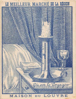 Image        49         Devinette  .Maison Du Louvre  Niort. Bougie   Où Est Le Voyageur ?  11x8.5    (voir Scan) - Andere & Zonder Classificatie