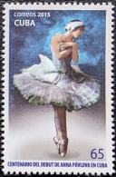 Cuba, 2015, Mi 5936, 100th Anniversary Of The First Cuban Performance By Anna Pavlova, 1v, MNH - Danse