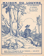 Image        49         Devinette  .Maison Du Louvre  Niort. Peintre   Où Est Le Polisson  ?  11x8.5    (voir Scan) - Autres & Non Classés