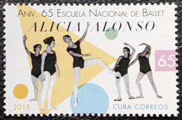 Cuba, 2015, Mi 6020, 65th Anniversary Of The Alicia Alonso American Ballet School, 1v, MNH - Danse