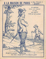 Image        49         Devinette  .Maison De Paris  Niort. Capitaine   Où Est Son Cheval ?  11x8.5    (voir Scan) - Andere & Zonder Classificatie