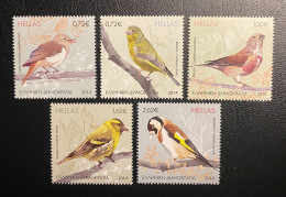 GREECE 2014, SONGBIRDS OF GREECE, MNH - Unused Stamps