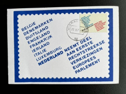 NETHERLANDS 1979 EUROPEAN ELECTIONS MAXIMUM CARD 20-02-1979 NEDERLAND - Maximum Cards