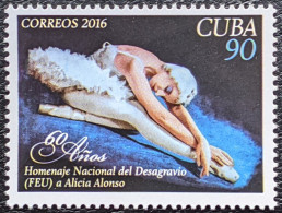 Cuba, 2016, Mi 6141, Alicia Alonso, 1v, MNH - Danse