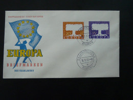 FDC Europa 1957 Sarre Saar (ex 3) - 1957