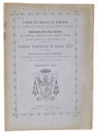 Lettera Del Vescovo Di Vigevano - Comunicazione Della Lettera Apostolica - 1901 - Altri & Non Classificati