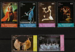 Cuba, 2016, Mi 6150-6156, 25th Anniversary Of The Havana International Ballet Festival, 6v + Block 341, MNH - Danse