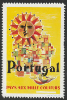 Vignette, Portugal 1950 - Vinheta Turística. Portugal Pays Aux Mille Colleurs -|- MNG No Gum - Local Post Stamps