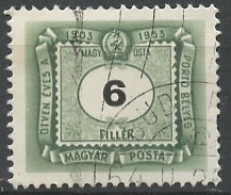 Hongrie - Hungary - Ungarn Taxe 1953 Y&T N°T198 - Michel N°P198 (o) - 6fi Cinquantenaire Du Timbre Taxe - Port Dû (Taxe)