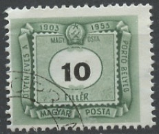 Hongrie - Hungary - Ungarn Taxe 1953 Y&T N°T200 - Michel N°P200 (o) - 10fi Cinquantenaire Du Timbre Taxe - Segnatasse