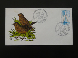 Lettre Cover Exposition Franco Suisse Ornithologie Pont De Roide 25 Doubs 1975 - Werbestempel