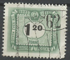 Hongrie - Hungary - Ungarn Taxe 1953 Y&T N°T213 - Michel N°P213 (o) - 1,20fo Cinquantenaire Du Timbre Taxe - Impuestos