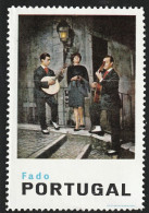 Vignette, Portugal 1950 - Vinheta Turística. Fado Portugal -|- MNG No Gum - Emissions Locales