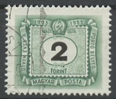 Hongrie - Hungary - Ungarn Taxe 1953 Y&T N°T214 - Michel N°P214 (o) - 2fo Cinquantenaire Du Timbre Taxe - Postage Due