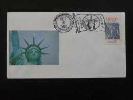 Lettre Cover Statue De La Liberté Statue Of Liberty Flamme Concord USA 1986 - Covers & Documents