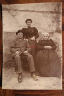 Photo 1890's Famille France Tirage Albuminé Albumen Print Vintage Animée - Alte (vor 1900)