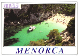MENORCA, MACARELLETA, BEACH, BOATS, SPAIN - Menorca