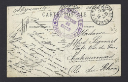 CARTE DE THOUARS SERVICE DE SANTE 1914 1918 - WW I