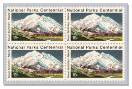 USA 1972 Alaska Mount McKinley 6190m Denali Wapiti Mountains Berge Montagnes Montagne MNH ** Block 4 - Nuevos