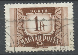 Hongrie - Hungary - Ungarn Taxe 1969 Y&T N°T231A - Michel N°P240 (o) - 2fo Chiffre - Impuestos
