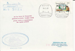 FINLANDE - Association Nord-Sud - M/S SVEA - Navire TURKU-ÂBO - 1987 - Programmi Di Ricerca