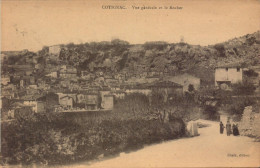 Var, Cotignac, Vue Generale Et Le Rocher - Cotignac