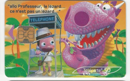 Télécarte "200 000 Cabines Partout En France, Dans La Jungle" - 50 Unités - Personajes