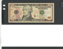 USA - SUITE 2 Billets 10 Dollar 2009 NEUF/UNC P.532 § JH 782-783 - Billets De La Federal Reserve (1928-...)
